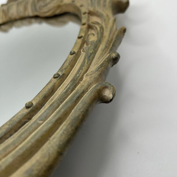 Vintage Baroque Ornate Wall Mirror Resin Frame Acanthus Rococo Hollywood Regency - Picture 6 of 7